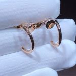 Bông Tai Nữ Cartier Juste Un Clou Chế Tác Vàng Hồng 18K Đính Kim Cương (2)