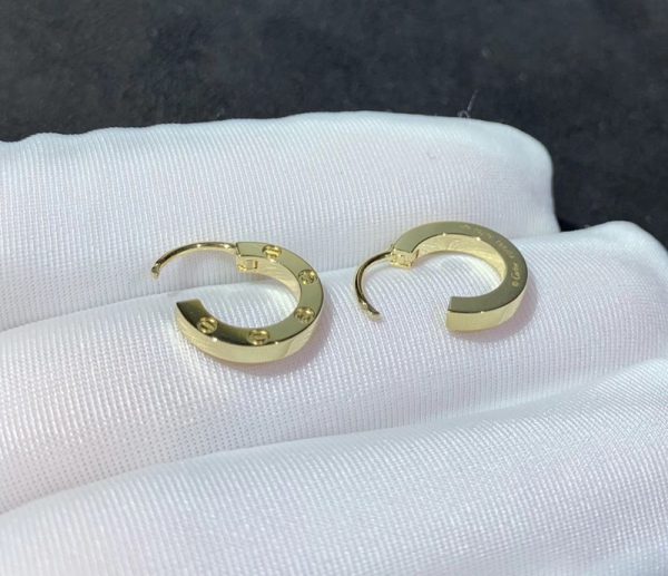 Bông Tai Nữ Chế Tác Vàng 18K Cartier Love (2)