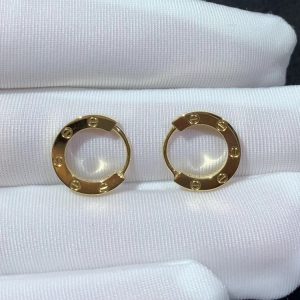 Bông Tai Nữ Chế Tác Vàng 18K Cartier Love (2)