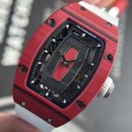 Đồng Hồ Nữ Richard Mille RM07-01 Replica Vỏ Carbon Dây Cao Su 32x46mm (7)