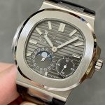 Đồng Hồ Patek Philippe Rep 11 Nautilus 5712 Mặt Xám Khói Nhà Máy PPF 40mm (6)