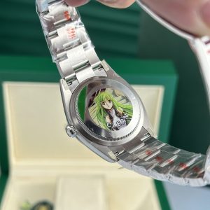 Đồng Hồ Rolex Chế Tác Oyster Perpetual 126000 Nhà Máy Clean Mặt Đen 36mm (9)