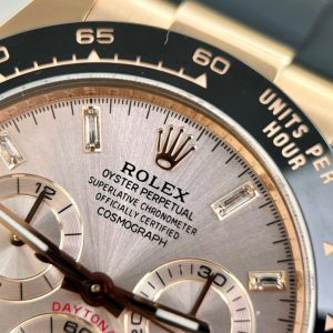 Đồng Hồ Rolex Daytona 116515LN Nam Bọc Vàng Hồng 18K Nhà Máy BT