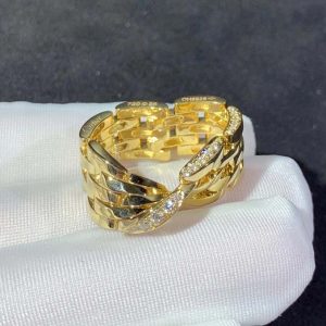 Nhẫn Cartier Chế Tác Kim Cương Tự Nhiên Vàng 18K (2)