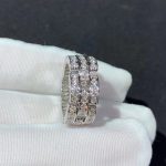 Nhẫn Cartier Maillon De Pant Chế Tác Vàng Trắng 18K Đính Kim Cương Tự Nhiên (2)