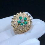 Nhẫn Chế Tác Cactus De Cartier Kim Cương Tự Nhiên Vàng 18K (2)