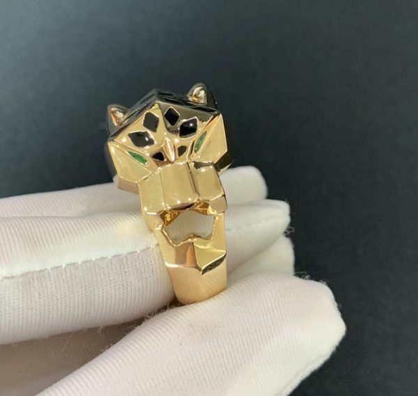 Nhẫn Nam Chế Tác Panthère De Cartier Đá Quý Tự Nhiên Vàng 18K Tuỳ Chỉnh (2)