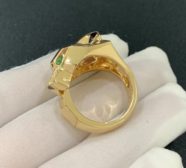 Nhẫn Nam Chế Tác Panthère De Cartier Đá Quý Tự Nhiên Vàng 18K Tuỳ Chỉnh (2)