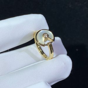 Nhẫn Nữ Cartier Amulette Chế Tác Đá Quý Kim Cương Vàng 18K (2)