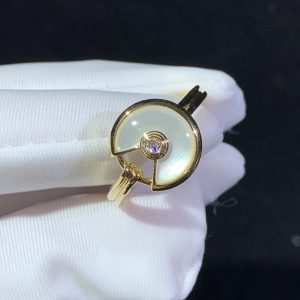 Nhẫn Nữ Cartier Amulette Chế Tác Đá Quý Kim Cương Vàng 18K (2)