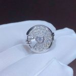 Nhẫn Nữ Cartier Amulette Vàng Trắng 18K Kim Cương Tự Nhiên Chế Tác (2)
