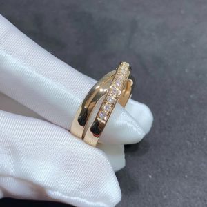 Nhẫn Nữ Cartier Chế Tác Kim Cương Tự Nhiên Vàng Hồng 18K (2)