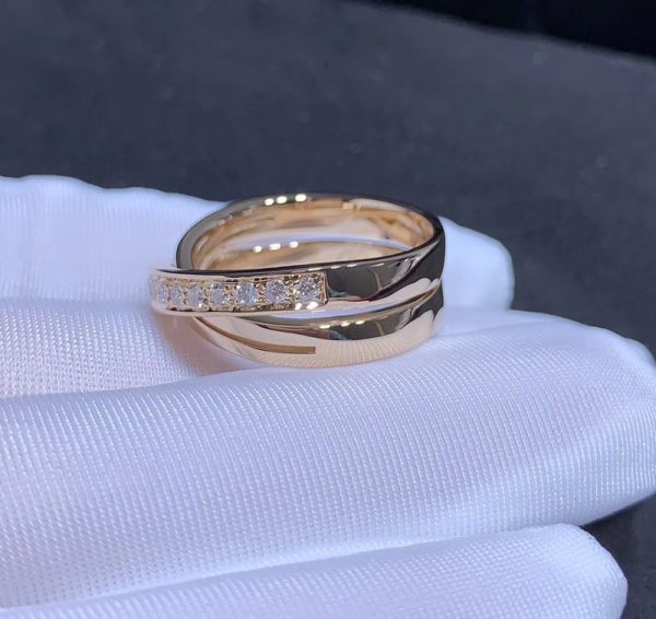 Nhẫn Nữ Cartier Chế Tác Kim Cương Tự Nhiên Vàng Hồng 18K (2)