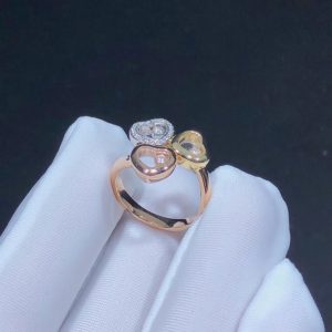 Nhẫn Nữ Cartier Love Vàng 18K 3 Màu Kim Cương Tự Nhiên Chế Tác (2)