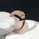 Nhẫn Panthere De Cartier Chế Tác Kim Cương Vàng Hồng 18K (2)
