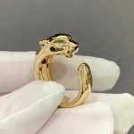 Nhẫn Panthère De Cartier Chế Tác Mã Não Tự Nhiên Vàng 18K (2)