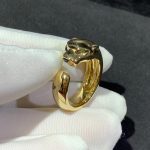 Nhẫn Panthère De Cartier Chế Tác Vàng 18K Đính Đá Quý Tự Nhiên (2)