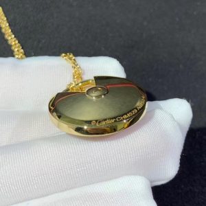 Vòng Cổ Amulette De Cartier Chế Tác Kim Cương Xà Cừ Tự Nhiên Vàng 18K (2)