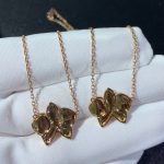 Vòng Cổ Caresse D'Orchidees Par Cartier 2 Lớp Chế Tác Kim Cương Vàng 18K (2)