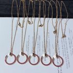 Vòng Cổ Cartier Juste Un Clou Chế Tác Đá Ruby Tự Nhiên Vàng Hồng 18K (2)