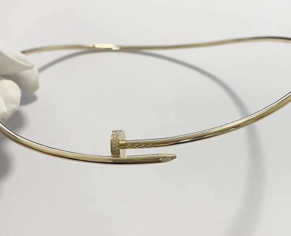 Vòng Cổ Cartier Juste Un Clou Chế Tác Vàng Hồng 18K Đính Kim Cương Tự Nhiên (2)