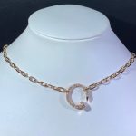 Vòng Cổ Cartier Juste Un Clou Kim Cương Tự Nhiên Vàng Hồng 18K Tùy Chỉnh (1)
