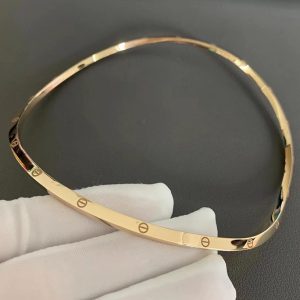 Vòng Cổ Cartier Love Chế Tác Vàng Hồng 18K (2)