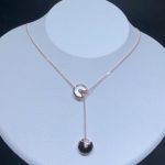 Vòng Cổ Chế Tác Amulette De Cartier Đá Quý Kim Cương Vàng Hồng 18K (2)