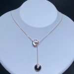 Vòng Cổ Chế Tác Amulette De Cartier Đá Quý Kim Cương Vàng Hồng 18K (2)