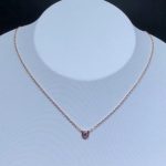 Vòng Cổ Nữ Cartier Chế Tác Đá Quý Tự Nhiên Vàng Hồng 18K (2)