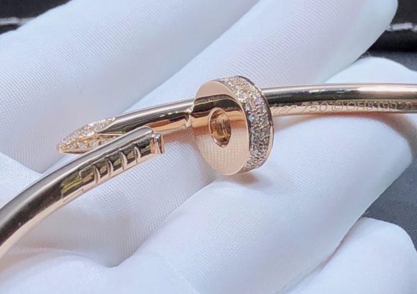 Vòng Cổ Nữ Cartier Juste Un Clou Kim Cương Tự Nhiên Vàng Hồng 18K (1)