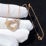 Vòng Cổ Nữ Cartier Love Chế Tác Kim Cương Tự Nhiên Vàng 18K (2)