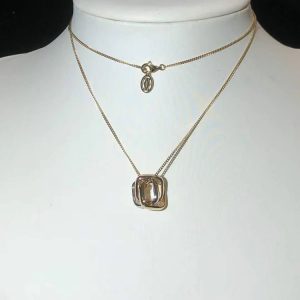 Vòng Cổ Nữ Cartier Trinity Chế Tác Vàng 18K 3 Màu (2)