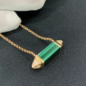 Vòng Cổ Nữ Les Berlingots De Cartier Chế Tác Vàng 18K Đá Quý Tự Nhiên (2)