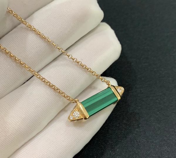 Vòng Cổ Nữ Les Berlingots De Cartier Chế Tác Vàng 18K Đá Quý Tự Nhiên (2)