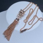 Vòng Cổ Panthère De Cartier Chế Tác Kim Cương Vàng Hồng 18K (2)