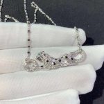 Vòng Cổ Panthère De Cartier Chế Tác Mã Não Kim Cương Tự Nhiên Vàng Trắng 18K (2)
