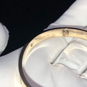 Vòng Tay Cartier Love Chế Tác Kim Cương Tự Nhiên Vàng Hồng 18K (2)