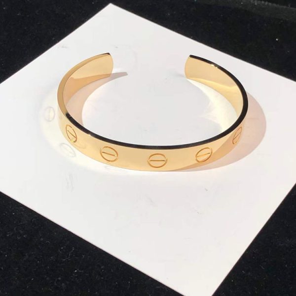 Vòng Tay Nữ Cartier Love Vàng Hồng 18K Tuỳ Chỉnh (2)