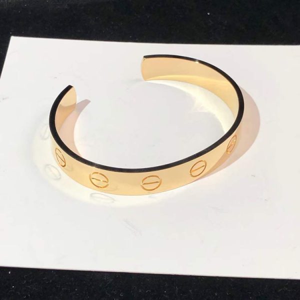 Vòng Tay Nữ Cartier Love Vàng Hồng 18K Tuỳ Chỉnh (2)