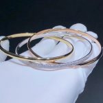 Vòng Tay Nữ Cartier Trinity Chế Tác Kim Cương Vàng 18K (3)