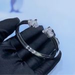 Vòng Tay Nữ Panthère De Cartier Chế Tác Kim Cương Vàng Trắng 18K (2)
