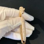 Vòng Tay Nữ Panthère De Cartier Chế Tác Vàng 18K Đính Kim Cương Tự Nhiên (2)