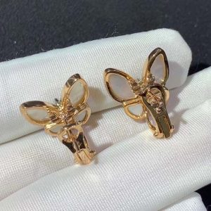 Bông Tai Nữ Van Cleef & Arpels Butterfly Kim Cương Tự Nhiên Vàng 18K Chế Tác (2)