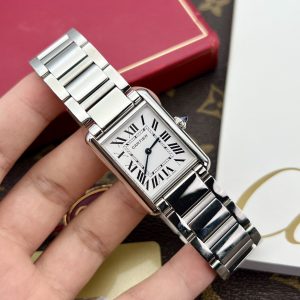 Đồng Hồ Cartier Tank Must WSTA005 Replica 11 Mặt Chữ Nhật (1)