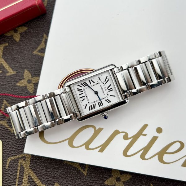 Đồng Hồ Cartier Tank Must WSTA005 Replica 11 Mặt Chữ Nhật (1)