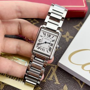 Đồng Hồ Cartier Tank Must WSTA005 Replica 11 Mặt Chữ Nhật (1)