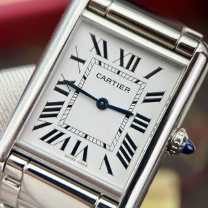 Đồng Hồ Cartier Tank Must WSTA005 Replica 11 Mặt Chữ Nhật (1)