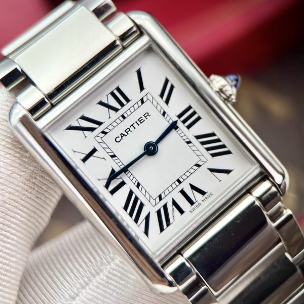 Đồng Hồ Cartier Tank Must WSTA005 Replica 11 Mặt Chữ Nhật (1)