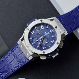 Đồng Hồ Hublot Big Bang Chronograph Màu Xanh Dương Replica 44mm (10)